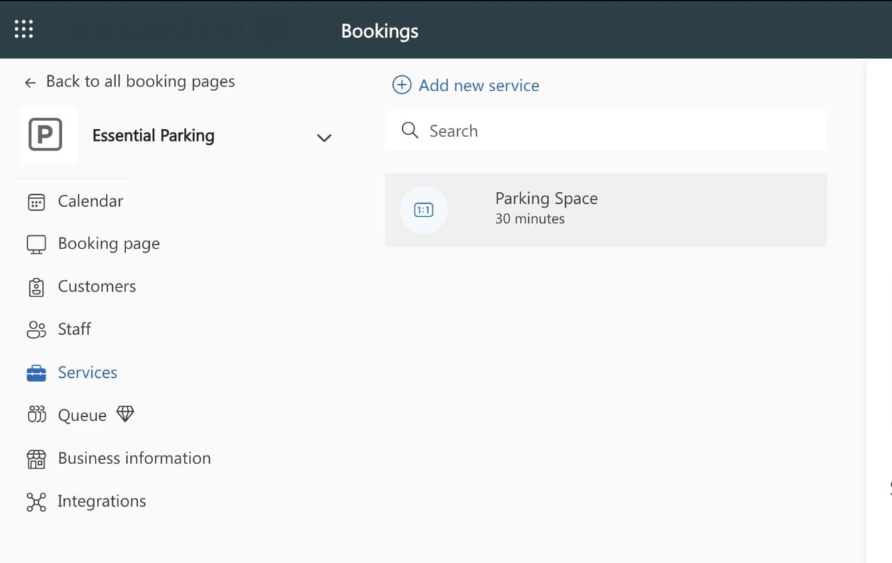 How to configure Microsoft Bookings to Book Car Parking Spaces Essential