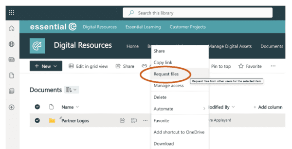 Using Request Files in Microsoft 365