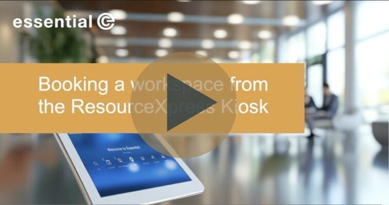 Booking a Workspace from the ResourceXpress Kiosk